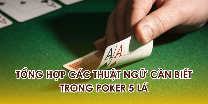 Poker 5 lá và những thuật ngữ thường được sử dụng